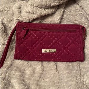 Vera Bradley quilted wristlet